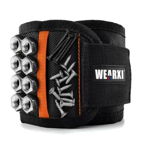 WEARXI: Cadeau original pour homme, pratique pour le bricolage, idée cadeau original pour femme et anniversaire homme, cadeau pour papa, bracelet magnétique homme, idée cadeau Noel homme/femme.