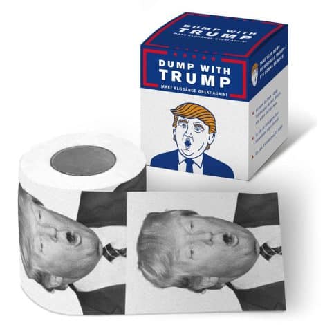 Nouveau papier hygiénique Boîte cadeau avec un motif spécial (Trump).