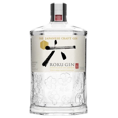 Gin artisanal japonais Roku Gin, 43% – bouteille 70cl.