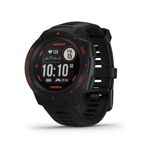 Édition Esports de Garmin Instinct : Montre GPS Intelligente pour Joueurs, suivez votre stress et votre fréquence cardiaque en temps réel avec Str3AMUP !