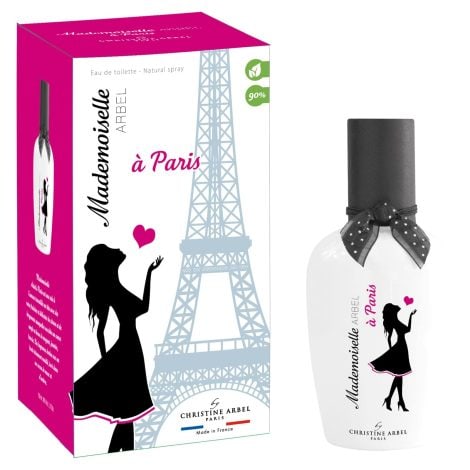 Parfum Mademoiselle Arbel à Paris de Christine Arbel en flacon de 100 ml.