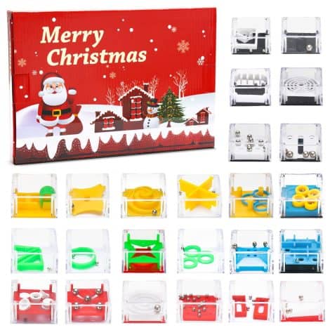 les enfants. Calendrier magique pour enfants – Jeux d’attente – Calendrier 24 jours – Surprise quotidienne – Mini puzzles – Pour tous les enfants.