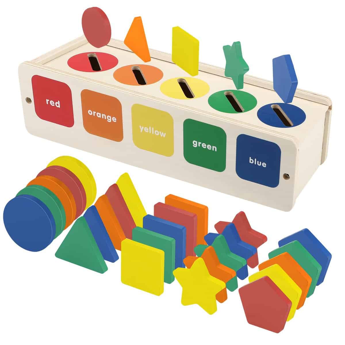 Royouzi Montessori Jouet 1, 2, 3 Ans, Empilage de Jouets Assortis/Assortiment de Couleurs, Jouet éDucatif pour Les Tout-Petits de 1 à 3 Ans | Jouet éDucatif comme Cadeau pour GarçOns et Filles de 2