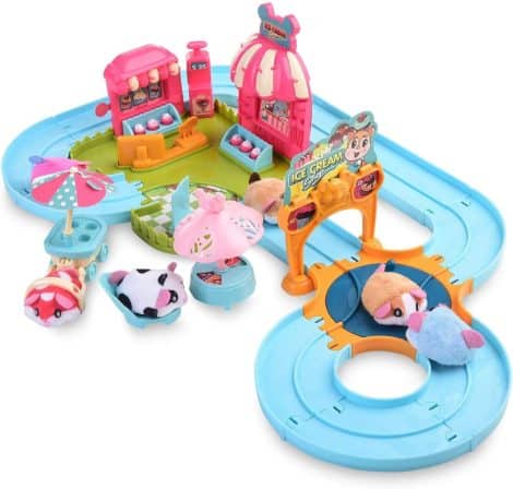 Jeu de piste pour hamsters XQW, ensemble de jouets pour animaux de compagnie destinés aux enfants de 3 à 7 ans – Cadeau pour les tout-petits – Jouet pour garçons et filles (Jeu de Rats)