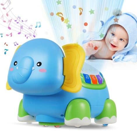 Jouet musical Moontoy pour enfants de 1 an, idéal comme cadeau d’anniversaire ou de Noël.