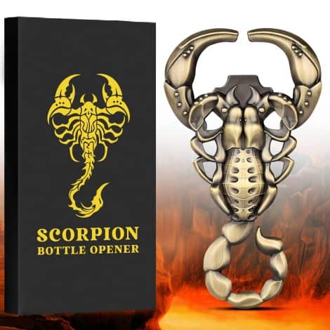 Cadeau insolite pour homme/femme : décapsuleur en forme de scorpion, idée cadeau anniversaire, fête des pères, Noël.