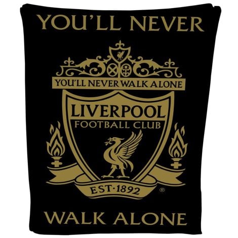 Couverture en polaire Liverpool, chaude et douillette – Idéale pour homme, enfant, adolescent – Taille 100 x 150 cm