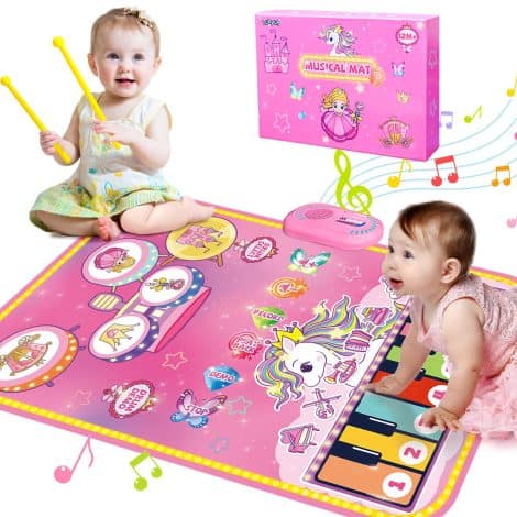 Lobyoh Jouets Musicaux 2 en 1 pour bébé, Cadeau Princesses 1-5 ans. (less than 16 words)