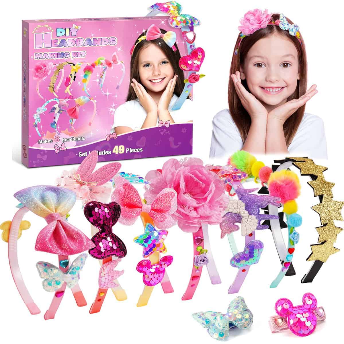 Anginne Cadeau Fille 4 5 6 7 8 9 10 11 Ans, Activite Manuelle Fille 5 6 7 8 Ans pour Enfants Jouet Fille 4-10 Ans Jeux Jouet Enfant 5-12 Ans Loisir Creatif Fille 6-10 Ans Cadeaux Noel 2024