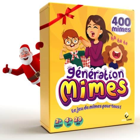 ZENAGAME Génération Mimes – Jeu de société amusant pour toute la famille, dès 4 ans.