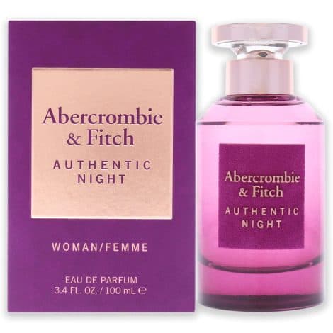 Parfum Authentique Nuit pour Femmes Abercrombie & Fitch 3,4 oz Vaporisateur EDP