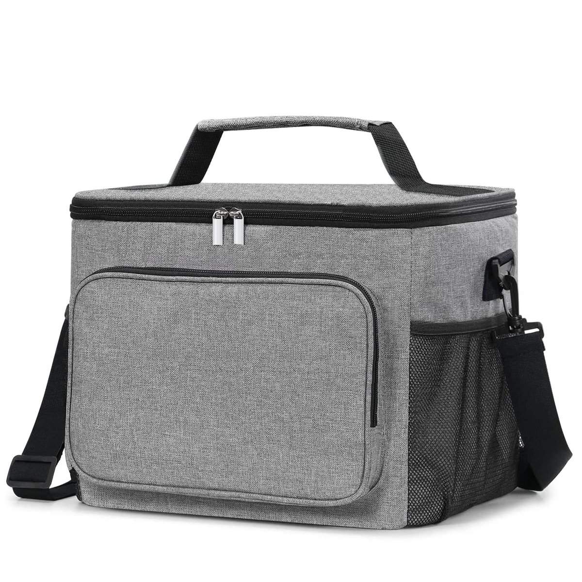 Sac Isotherme 15L, Glacière Souple Isotherme, Sac Picnic Pliable, Grande Capacité, Imperméable, Sac Réfrigérant à Repas, Déjeuner, Bureau, école, Pique Nique, Plage, Voyage