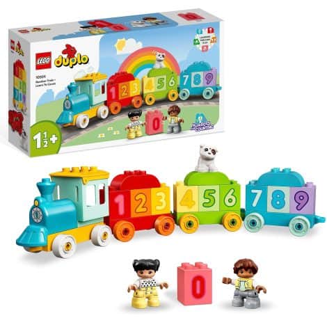 LEGO 10954 Duplo Le Train des Chiffres – Un jouet éducatif amusant pour bébé de 18 mois.