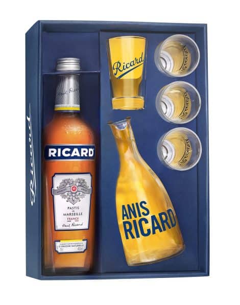 Coffret RICARD Années 50, l’incontournable pastis de Marseille pour l’apéro anisé – 45%, 70cl.