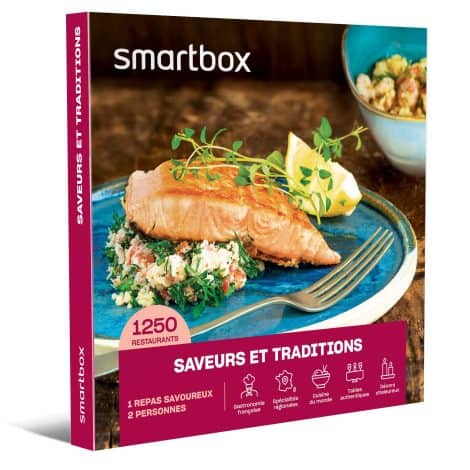 Smartbox – Coffret de cadeau : Dîner ou atelier culinaire pour 2 personnes – Idée délicieuse pour un cadeau.