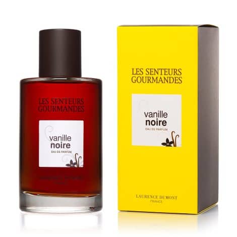 Parfum gourmand Vanille Noire, 100 ml, pour un consommateur français.