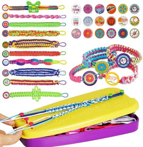 Kit de bracelets d’amitié KEEHOM pour les filles de 6 à 12 ans, cadeau créatif d’anniversaire.