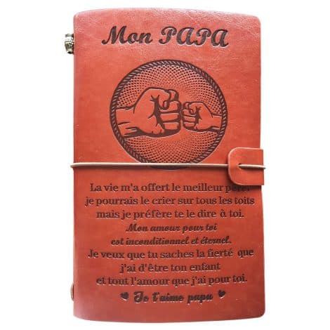 Cadeau pour Papa, Journal Intime Personnalisé pour Fête des Pères, Homme et Futur Papa.