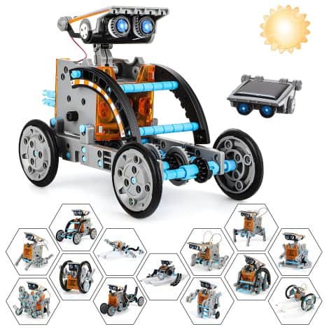 Robot solaire Weinsamkeit : 13-en-1 jeu de construction STEM, éducatif, scientifique, cadeau pour enfants de 8 à 13 ans.