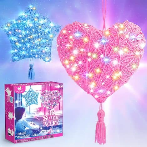 Jouets Qukir pour filles de 8 à 11 ans, Art String 3D, cadeaux pour filles de 8 à 14 ans.