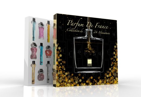 Calendrier Féminin Jean-Pierre Sand – Édition XXL Parfumée – 24 Produits – Superbe Cadeau Beauté Pré-Noël 2023.