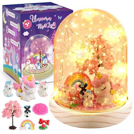 Coffret créatif Licorne pour filles de 4 à 10 ans, cadeau de Noël idéal.