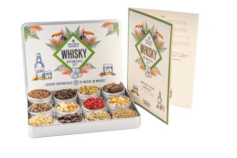 Un coffret cadeau d’infusion de whisky aux 12 épices et plantes, parfait pour les amateurs de whisky. Idéal pour Noël et la fête des pères.