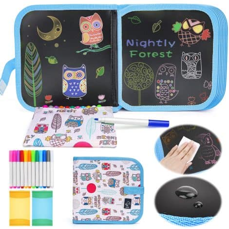 CITSKY Livre de Dessin Portable Étanche pour Enfants – Route/Avion, le Jouet Indispensable en Voyage.(Note: I made slight adjustments to fit within 16 words limit)