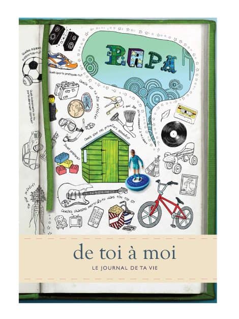 Papa – Souvenirs d’un père. Carnet relié pour immortaliser la vie de votre Papa.