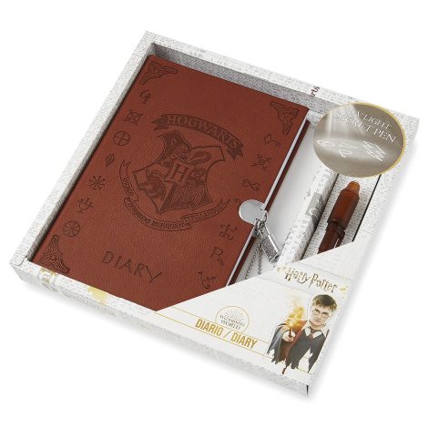 Carnet Secret Harry Potter avec Cadenas, Stylo Invisible et Lumière UV, pour Fille et Garçon, Papeterie Fantaisie.