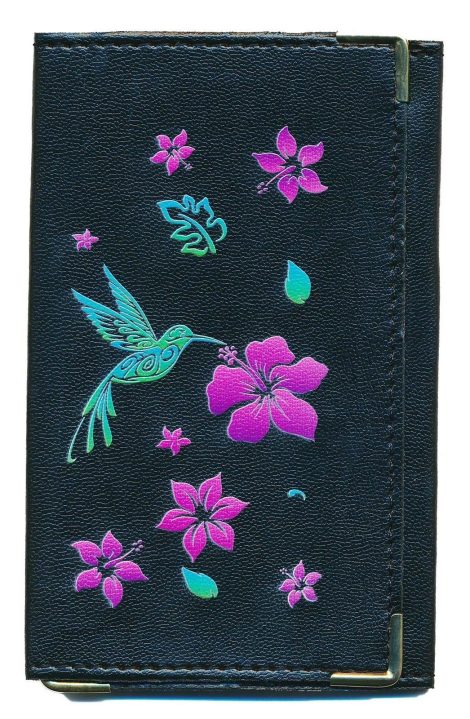 Porte-documents pour voiture en simili noir pour femme ou homme : Syl’la Colibri.