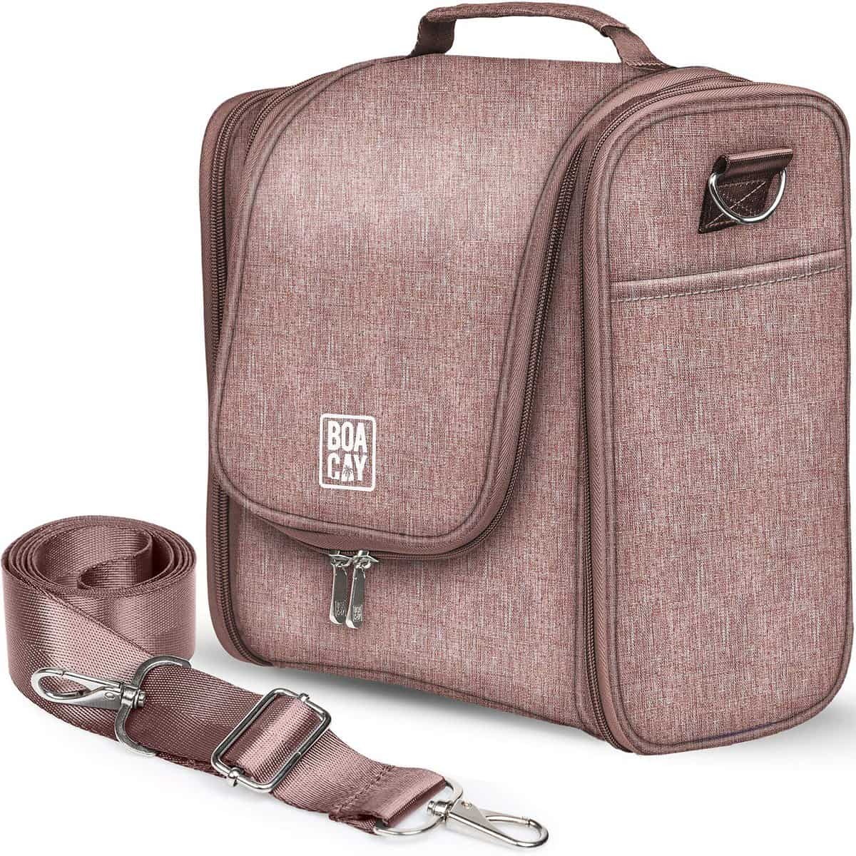 BOACAY Trousse de Toilette de Voyage à Suspendre Extra-Large pour Femmes & Hommes, Trousse d'Hygiène, Kit d'Organisation Imperméable pour Cosmétiques