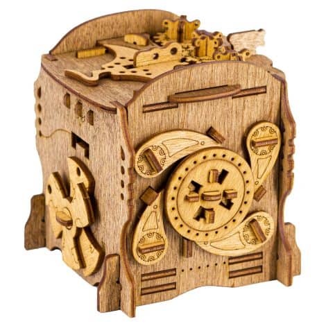 Boîte d’énigmes iDventure – Nautilus du Capitaine Nemo – Jeu d’évasion en puzzle 3D en bois – Cadeau d’anniversaire original pour homme – Casse-tête dans une boîte – Puzzle pour adultes.