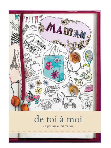 Journal de mémoire pour conserver les souvenirs de la vie de votre Maman, édition reliée – De toi à moi.