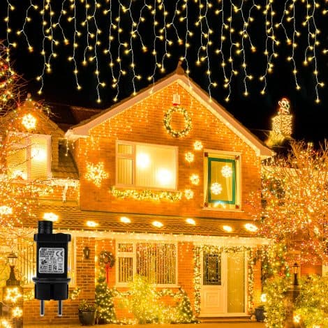 Guirlande Lumineuse NiUB5 – 10M 400 LED Déco Noël Extérieur avec 8 Modes & Étanche IP44.